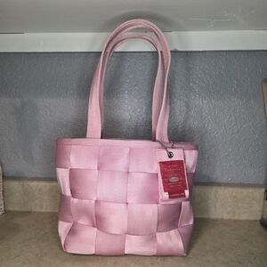 DETROIT by Harveys Vintage Style Original Seatbelt Bag Pink Hand Shoulder Purse